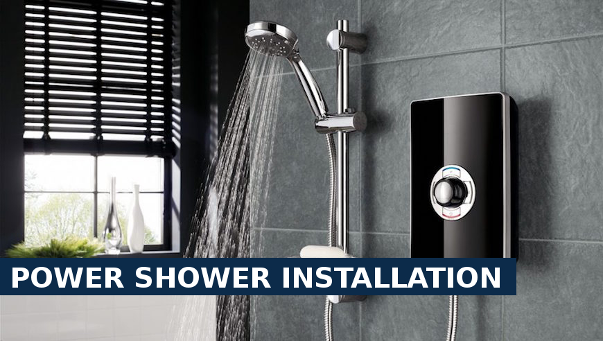 Power shower installation Penge